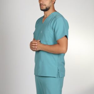 Tenues medicale homme blues Turquoise – Image 4