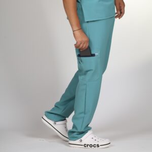 Tenues medicale homme blues Turquoise – Image 3
